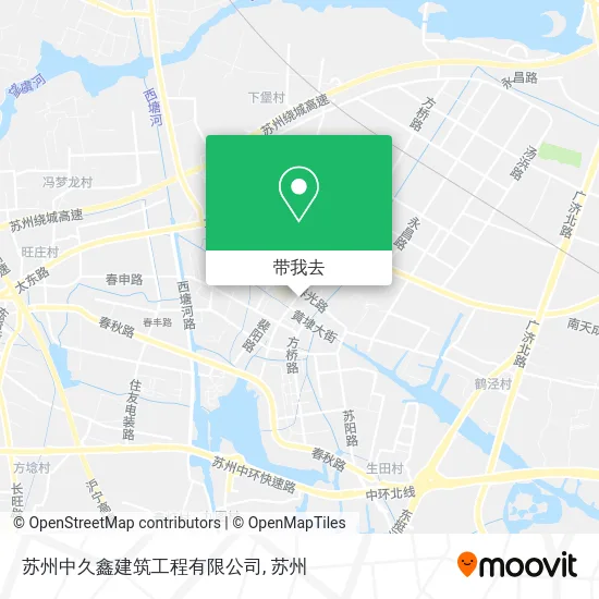 苏州中久鑫建筑工程有限公司地图