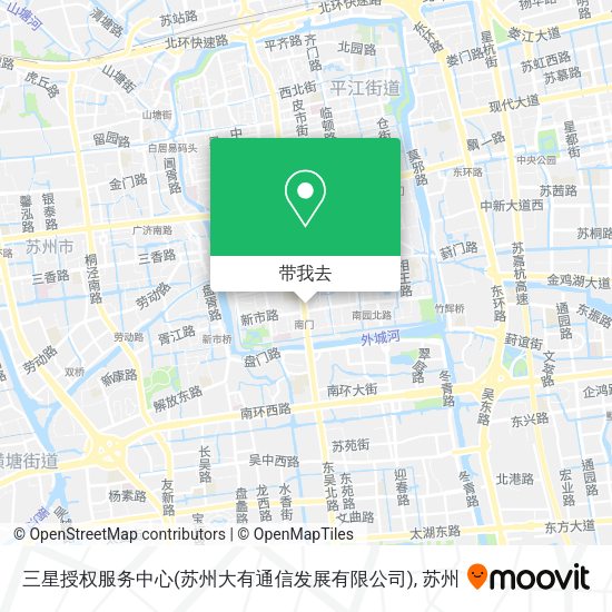 三星授权服务中心(苏州大有通信发展有限公司)地图