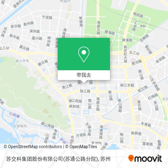 苏交科集团股份有限公司(苏通公路分院)地图