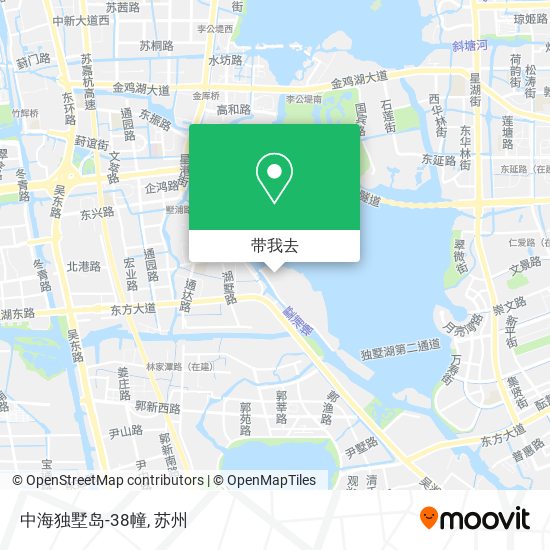 中海独墅岛-38幢地图