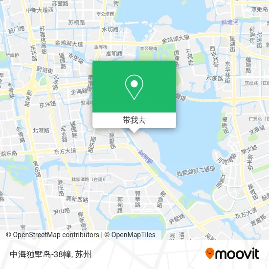 中海独墅岛-38幢地图