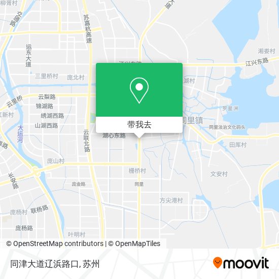 同津大道辽浜路口地图