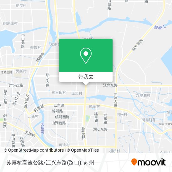 苏嘉杭高速公路/江兴东路(路口)地图