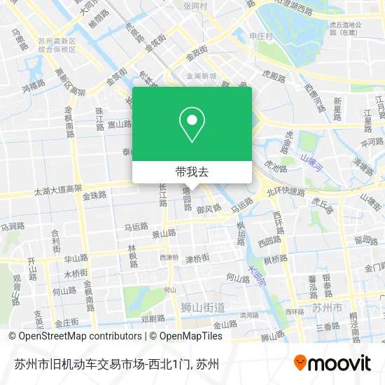 苏州市旧机动车交易市场-西北1门地图