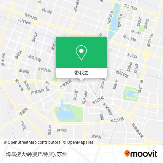 海底捞火锅(曼巴特店)地图