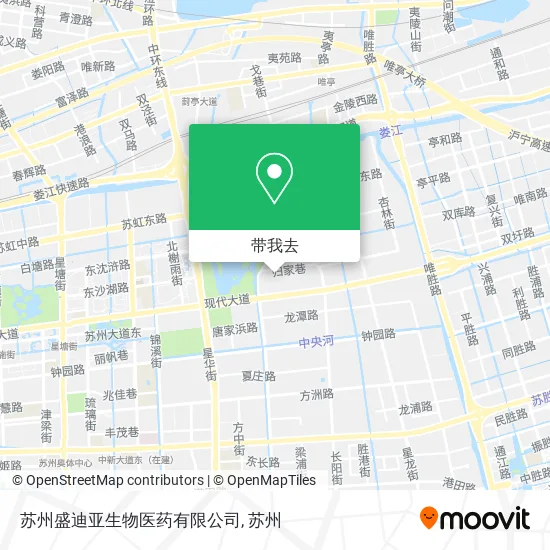 苏州盛迪亚生物医药有限公司地图