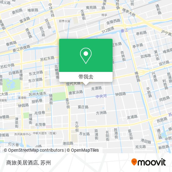 商旅美居酒店地图