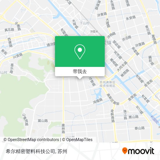 希尔精密塑料科技公司地图