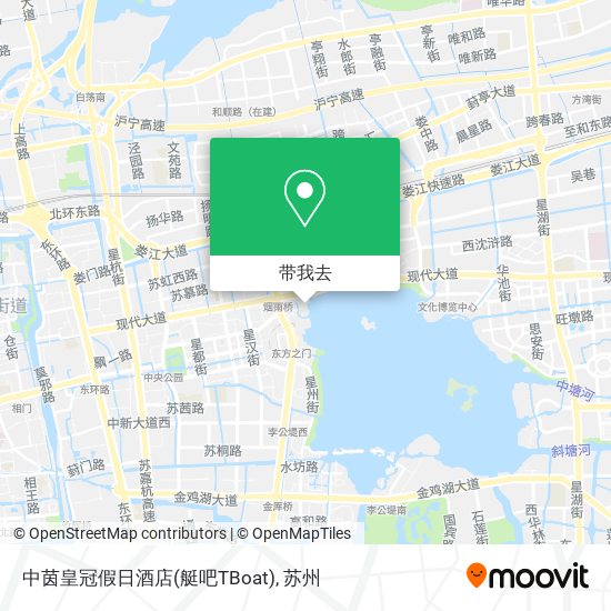 中茵皇冠假日酒店(艇吧TBoat)地图