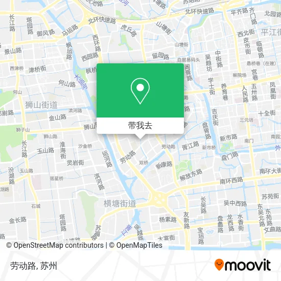 劳动路地图