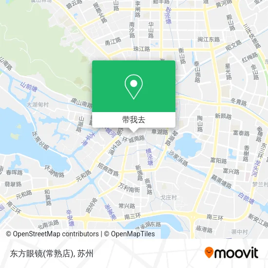 东方眼镜(常熟店)地图