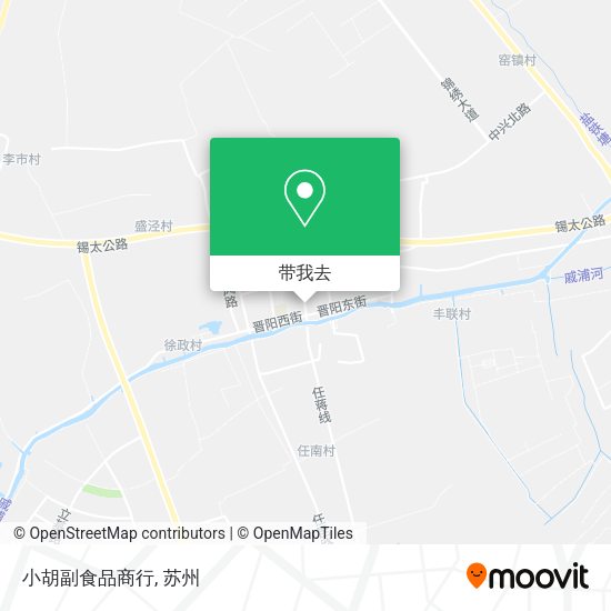 小胡副食品商行地图
