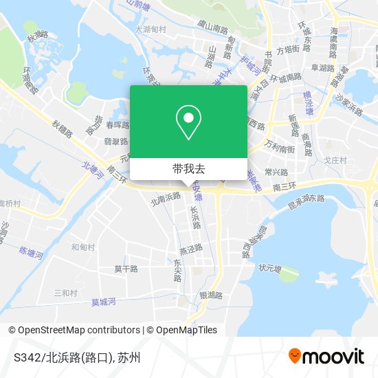 S342/北浜路(路口)地图