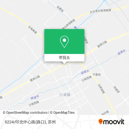 S224/印北中心路(路口)地图
