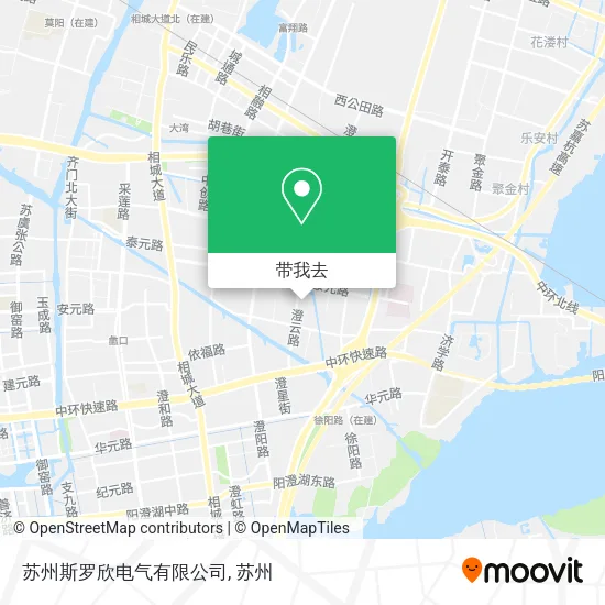 苏州斯罗欣电气有限公司地图