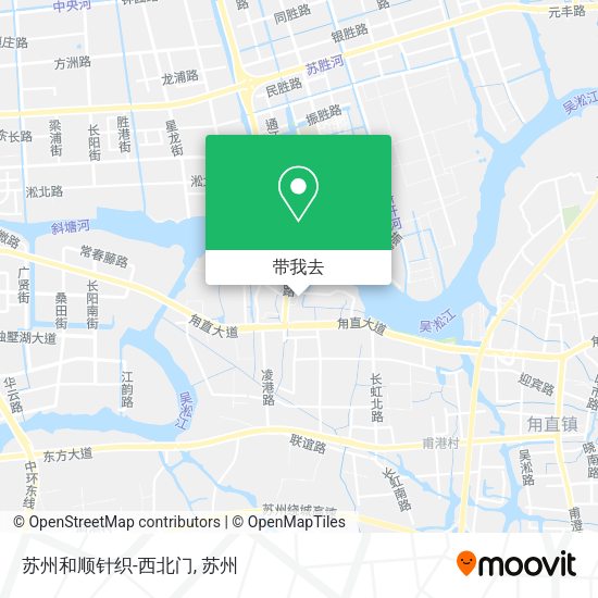 苏州和顺针织-西北门地图