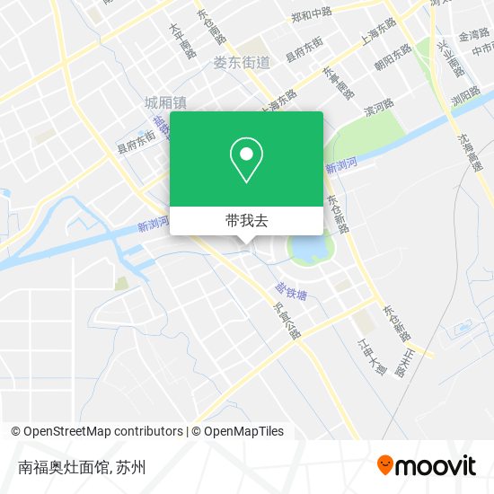南福奥灶面馆地图