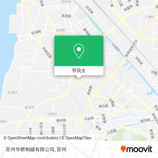 苏州华桥制罐有限公司地图