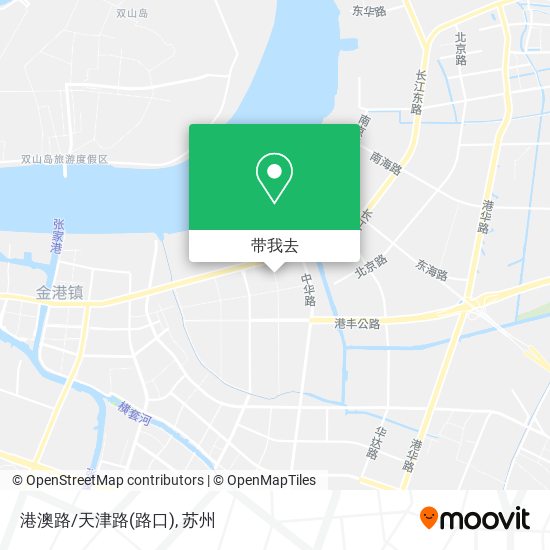 港澳路/天津路(路口)地图