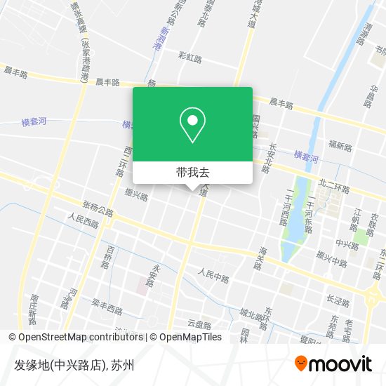 发缘地(中兴路店)地图