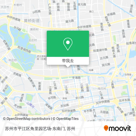 苏州市平江区角里园艺场-东南门地图