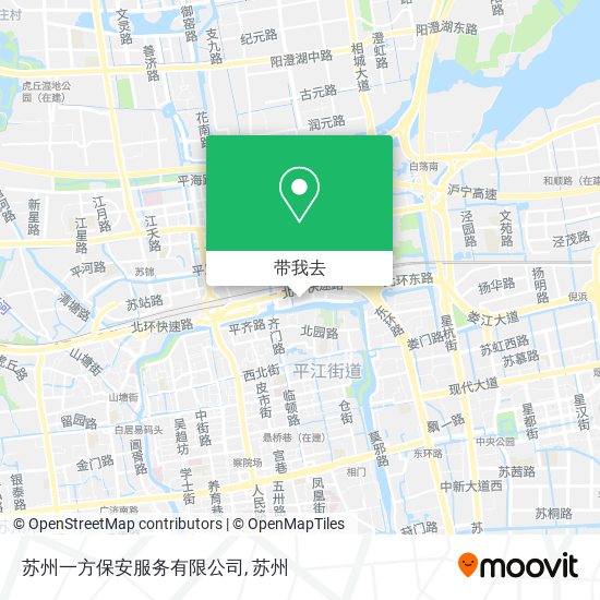 苏州一方保安服务有限公司地图
