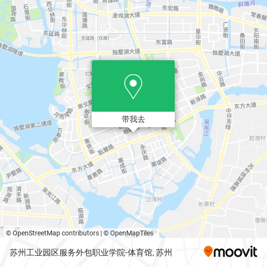 苏州工业园区服务外包职业学院-体育馆地图
