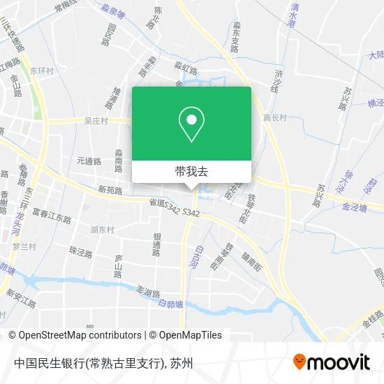 中国民生银行(常熟古里支行)地图