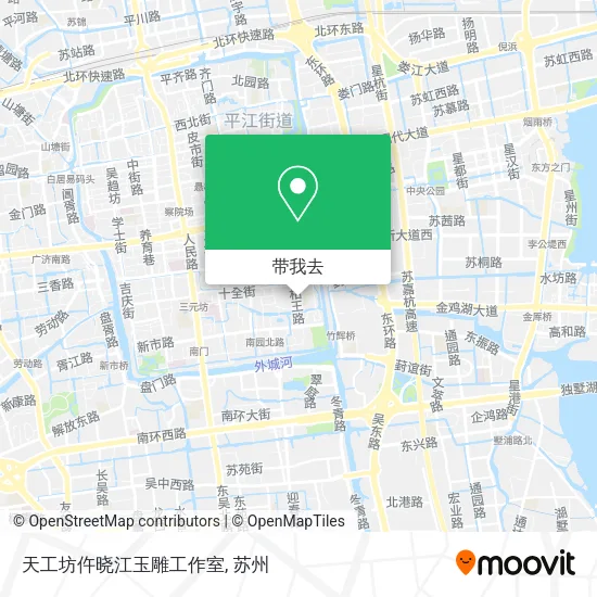 天工坊仵晓江玉雕工作室地图