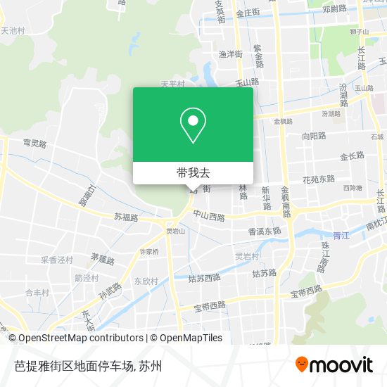 芭提雅街区地面停车场地图