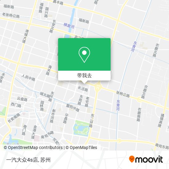 一汽大众4s店地图