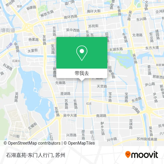 石湖嘉苑-东门人行门地图