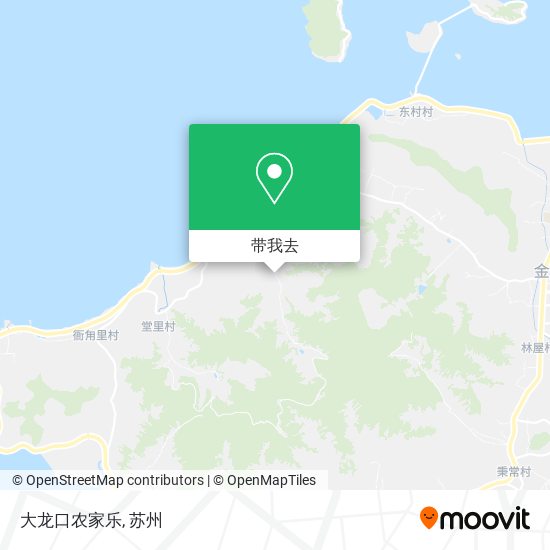 大龙口农家乐地图