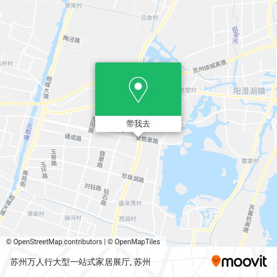 苏州万人行大型一站式家居展厅地图