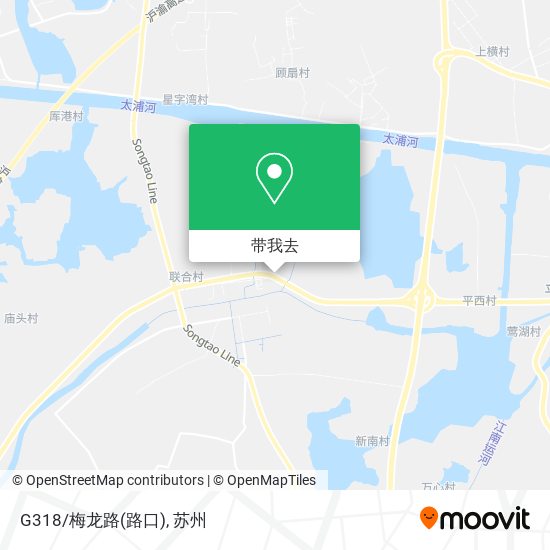 G318/梅龙路(路口)地图