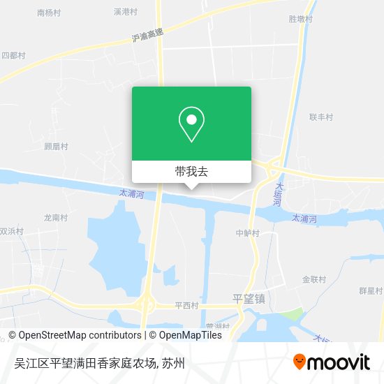 吴江区平望满田香家庭农场地图