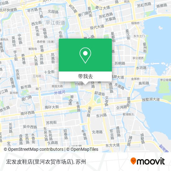 宏发皮鞋店(里河农贸市场店)地图