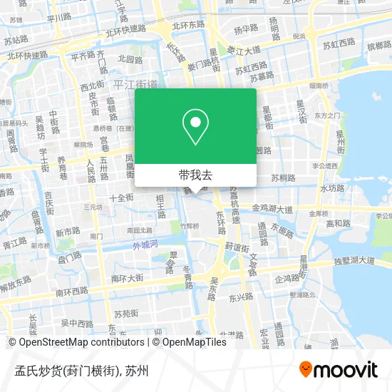 孟氏炒货(葑门横街)地图