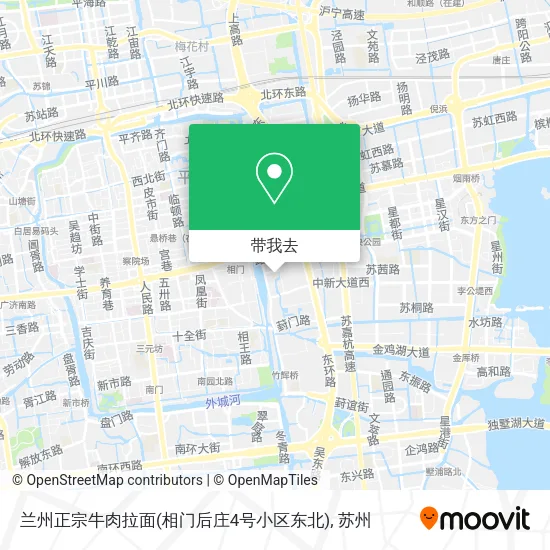 兰州正宗牛肉拉面(相门后庄4号小区东北)地图
