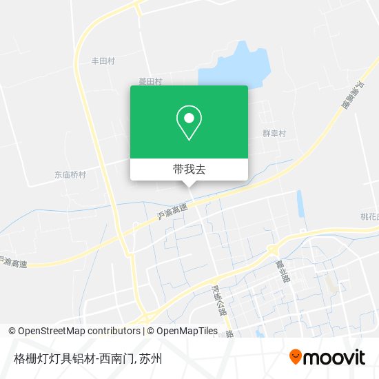格栅灯灯具铝材-西南门地图