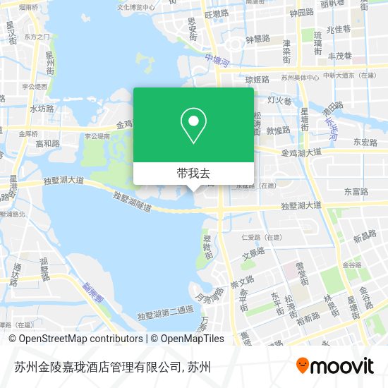苏州金陵嘉珑酒店管理有限公司地图