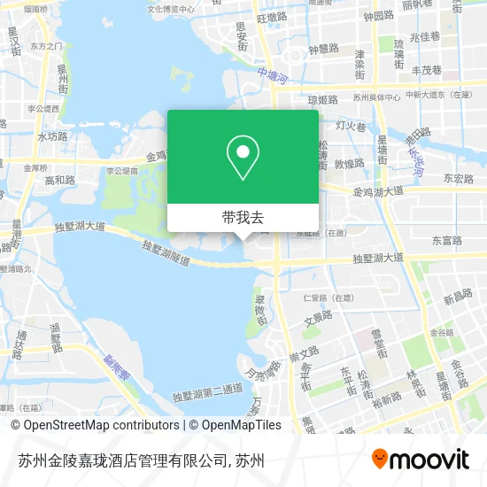 苏州金陵嘉珑酒店管理有限公司地图
