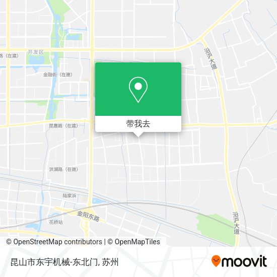 昆山市东宇机械-东北门地图