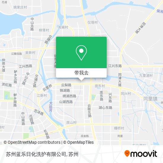 苏州蓝乐日化洗护有限公司地图