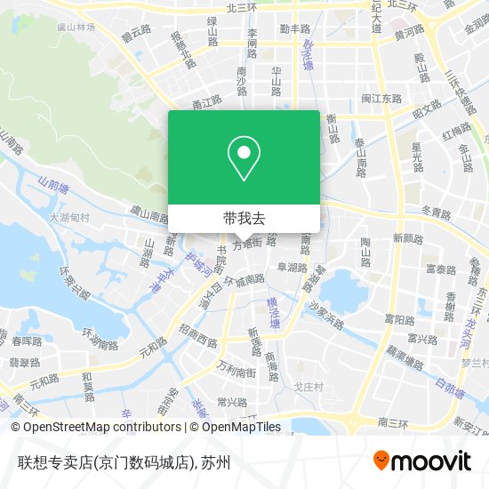 联想专卖店(京门数码城店)地图