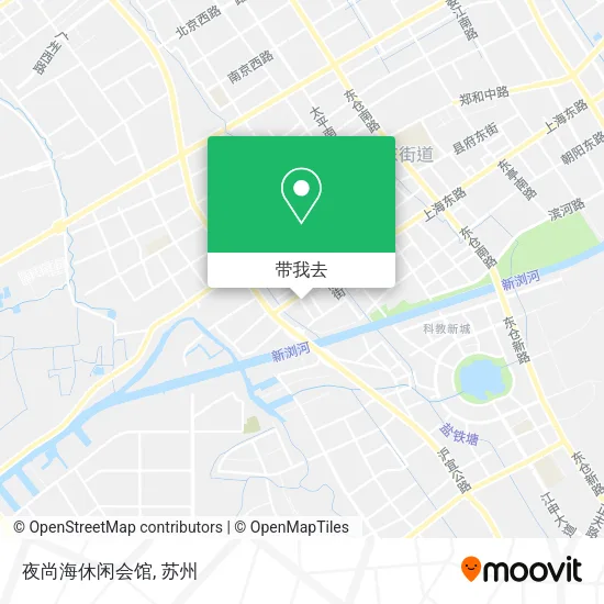 夜尚海休闲会馆地图
