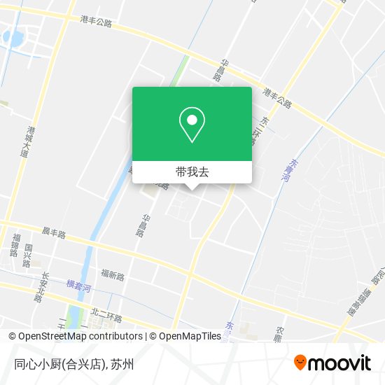 同心小厨(合兴店)地图