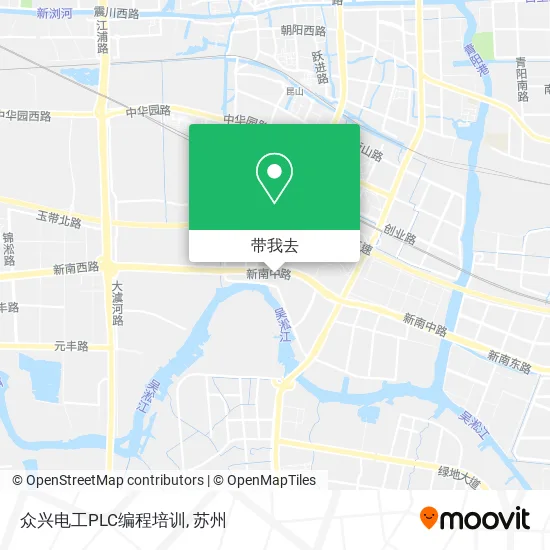 众兴电工PLC编程培训地图