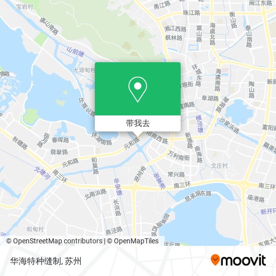 华海特种缝制地图
