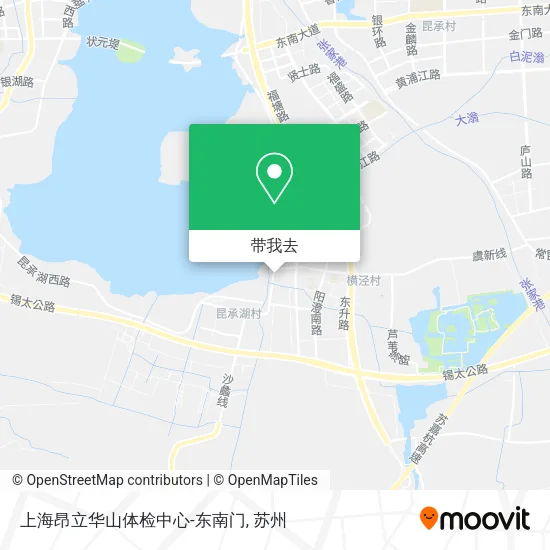 上海昂立华山体检中心-东南门地图